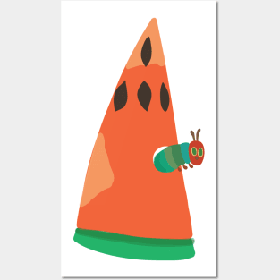 The very hungry caterpillar - Watermelon Posters and Art
